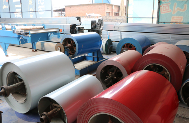 彩鋼卷彩鋁卷鐵皮彩鋼瓦彩鋁瓦(圖1)